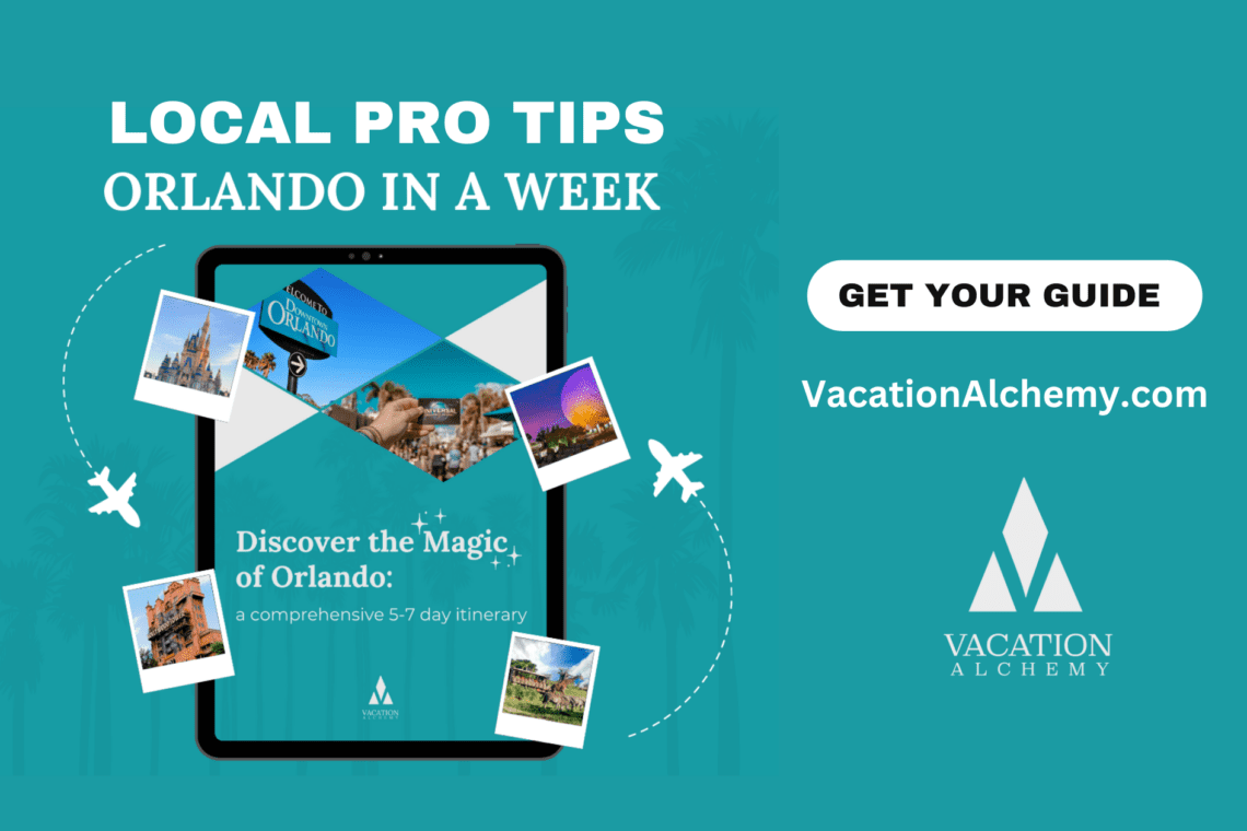 Free Guide, 5-7 Day Itinerary for Family Vacations in Orlando